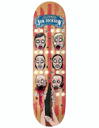 Deathwish Dickson Carny Skateboard Deck - 8.125" 50% de réduction en Octobre 2024