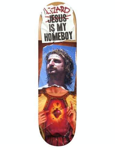 Deathwish Lizard King Is My Homeboy Skateboard Deck - 8.25" soldes