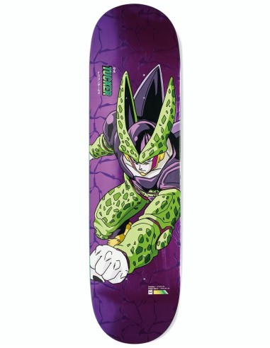 Primitive x Dragon Ball Z Tucker Perfect Cell Skateboard Deck - 8.25" la colonne vertébrale