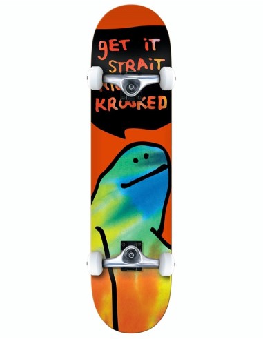 Krooked Shmoo Tie Dye Complete Skateboard - 7.75" sur le site 