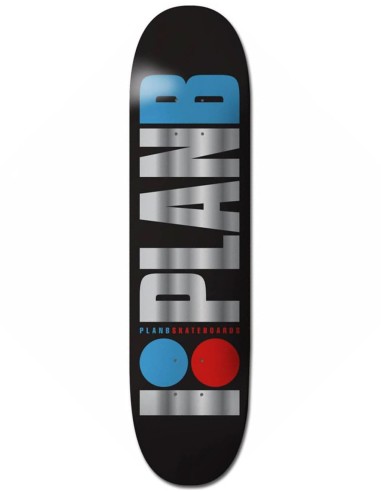 Plan B Team OG Foil Skateboard Deck - 8" Amélioration de cerveau avec