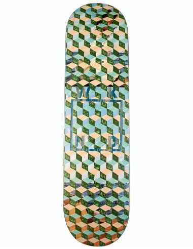 WKND Tesselation 'Peachy Cube' Logo Skateboard Deck - 8.25" Pour