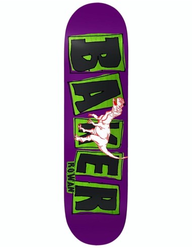 Baker Rowan Brand Name Flash Skateboard Deck - 7.875" destockage