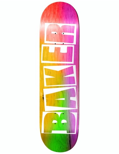 Baker Brand Logo Rainbow Skateboard Deck - 8.25" ouvre sa boutique