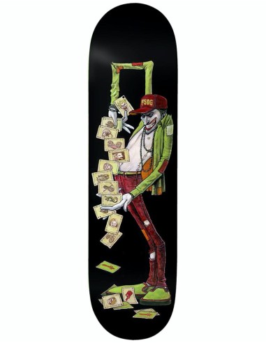 Deathwish Lizard King Jester Skateboard Deck - 8.25" destockage