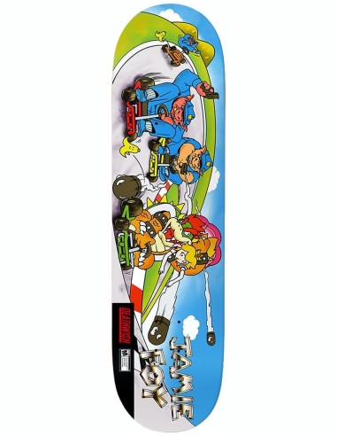 Deathwish Foy Pig Pursuit Skateboard Deck - 8" brillant des détails fins