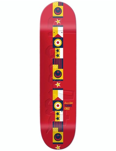 Chocolate Yonnie Battle Lines Skateboard Deck - 8.125" à prix réduit toute l'année