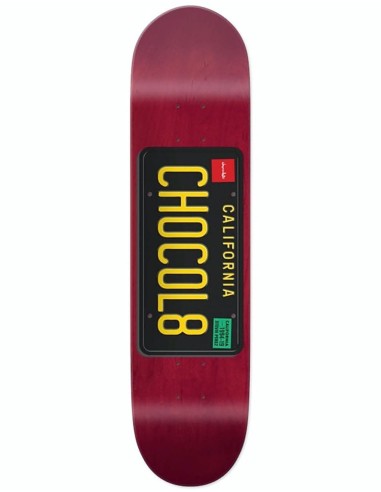 Chocolate Perez License Plate Skateboard Deck - 8.25" en linge