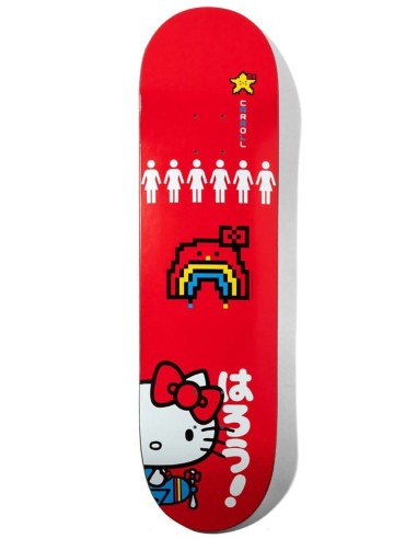 Girl x Hello Kitty Carroll Skateboard Deck - 8.375" Amélioration de cerveau avec