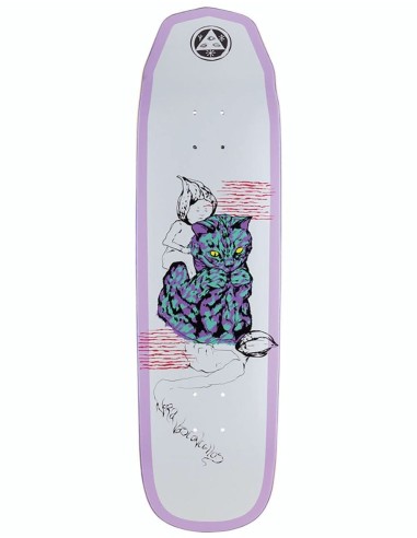 Welcome Nora Loo Dood on Wicked Queen Skateboard Deck - 8.6" brillant des détails fins