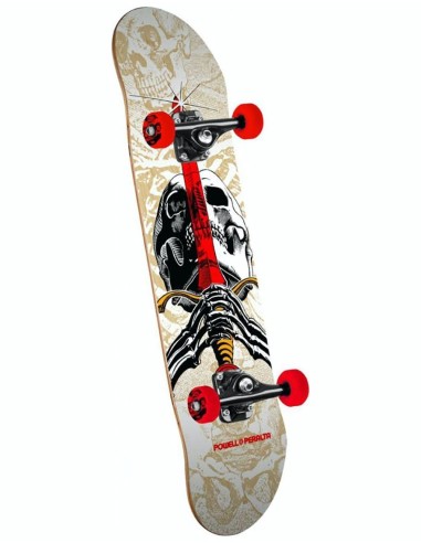 Powell Peralta Skull & Sword Complete Skateboard - 7.5" pour bénéficier 