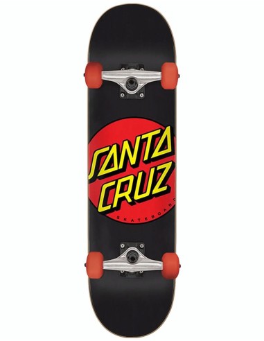 Santa Cruz Classic Dot Mini Complete Skateboard - 7.25" la colonne vertébrale