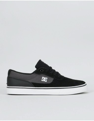 DC Switch Skate Shoes - Black/Dark Grey/White Paris Déstockage Promo