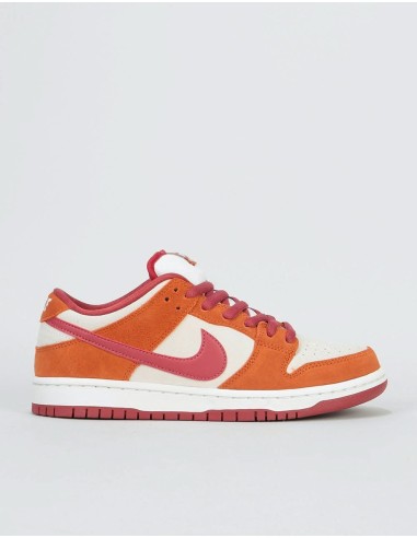 Nike SB Dunk Low Pro Skate Shoes - Dark Russet/Cedar-Summit White Les magasins à Paris