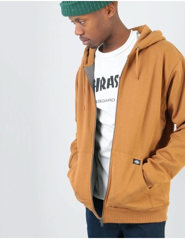 Dickies Kingsley Zip Hoodie - Brown Duck pas cher chine