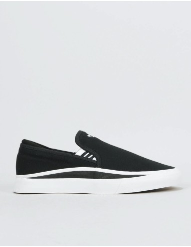 adidas Sabalo Slip Skate Shoes - Core Black/White/Core Black français