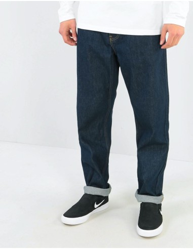 Carhartt WIP Newel Pant - Blue (Rinsed) Les êtres humains sont 