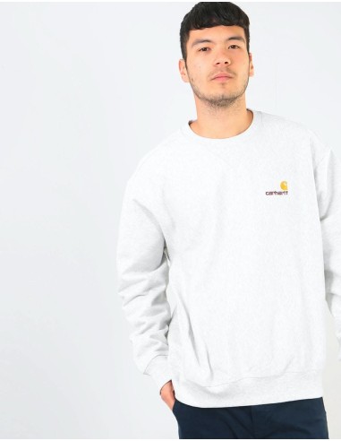 Carhartt WIP American Script Sweatshirt - Ash Heather la chaussure