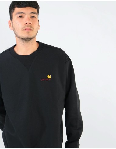 Carhartt WIP American Script Sweatshirt - Black À commander