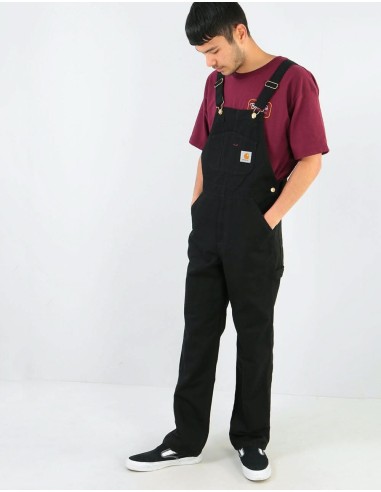 Carhartt WIP Dungarees - Black (Rinsed) 2 - 3 jours ouvrés.