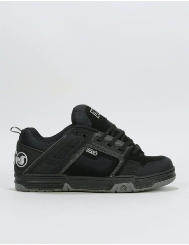 DVS Commanche Skate Shoes - Black Reflective/Charcoal Nubuck la colonne vertébrale