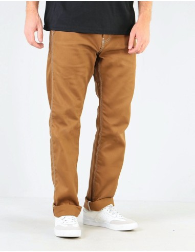 Carhartt WIP Chalk Pant - Hamilton Brown (Rigid) une grave pollution 