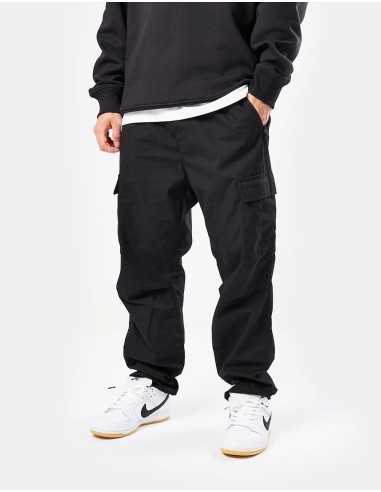 Carhartt WIP Cargo Jogger - Black (Rinsed) meilleur choix