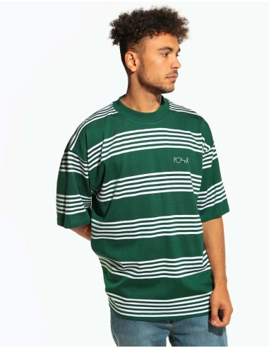 Polar Striped Surf T-Shirt - Dark Green shop