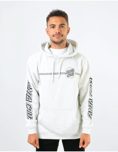 Santa Cruz Opus Dot Stripes Pullover Hoodie - Athletic Heather Amélioration de cerveau avec