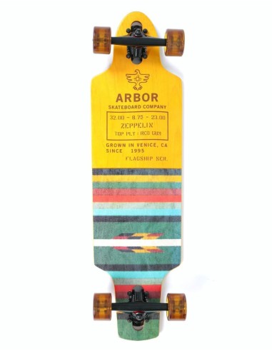 Arbor Zeppelin Flagship Longboard - 32" x 8.75" Par le système avancé 