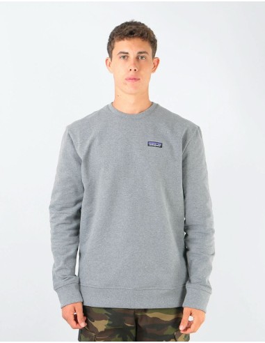 Patagonia P-6 Label Uprisal Crew Sweatshirt - Gravel Heather Vous souhaitez 