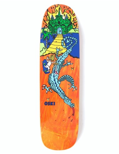 Polar Oski Castle Hood 2.0 Skateboard Deck - P9 Shape 8.625" brillant des détails fins