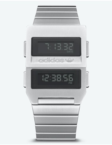 adidas Archive M3 Watch - All Silver la colonne vertébrale