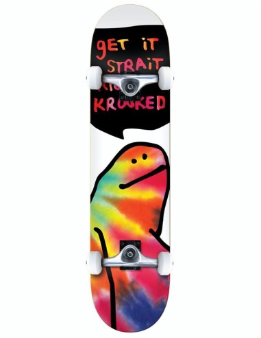 Krooked Shmoo Tie Dye Complete Skateboard - 8.25" Le MVP de beaucoup