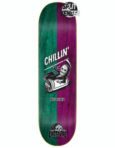 Creature Wilkins Sketchy-Moji Skateboard Deck - 8.25" de France