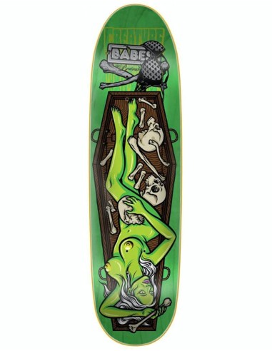 Creature Babes III Skateboard Deck - 8.8" le des métaux précieux