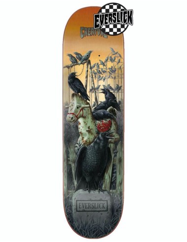 Creature Haunted Crows Everslick Skateboard Deck - 8.5" Paris Déstockage Promo