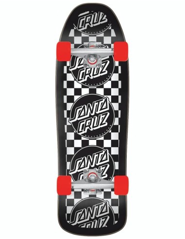 Santa Cruz Multicheck Dot 80s Cruiser - 9.35" x 31.7" soldes