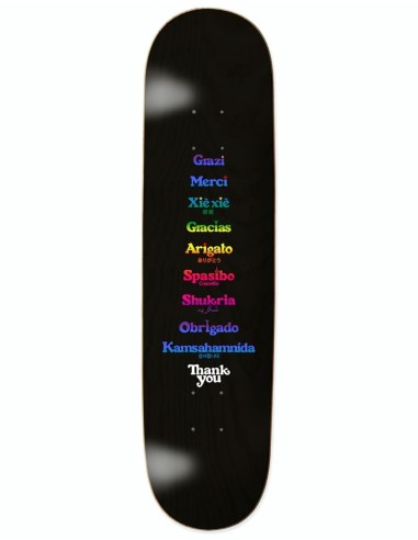 Thank You Global Skateboard Deck - 8" de l' environnement