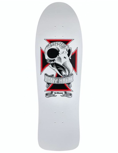 Birdhouse Hawk Skull Skateboard Deck - 10.25" Amélioration de cerveau avec