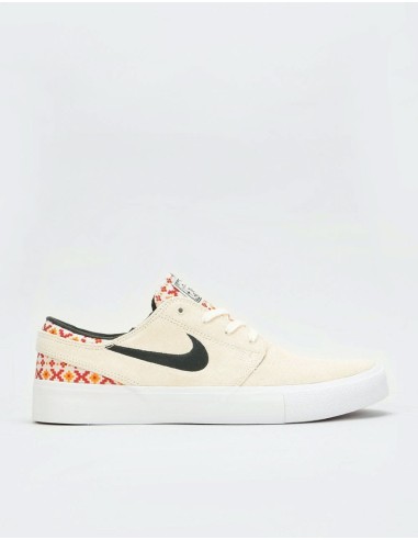 Nike SB Zoom Janoski RM Premium Skate Shoes - Pale Ivory/Black-Red destockage