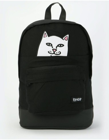 RIPNDIP Lord Nermal Corduroy Backpack - Black le concept de la Pate a emporter 