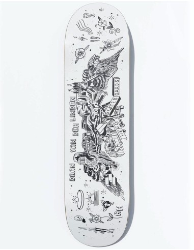 Anti Hero Daan We Fly II Skateboard Deck - 8.25" rembourrage situé sous