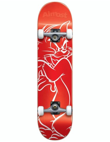 Almost x Hanna Barbera Tom White Lines Mini Complete Skateboard - 7" les ligaments