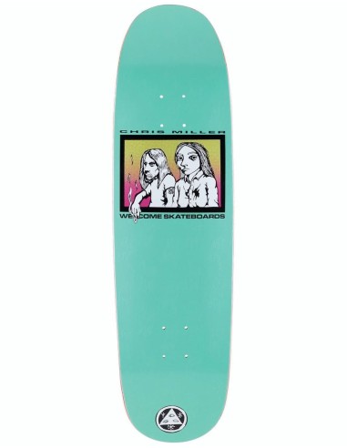 Welcome Miller The Couple on Catblood 2.0 Skateboard Deck - 8.75" soldes