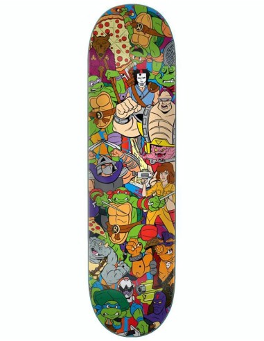 Santa Cruz x TMNT Crew 'Everslick' Skateboard Deck - 8" le concept de la Pate a emporter 