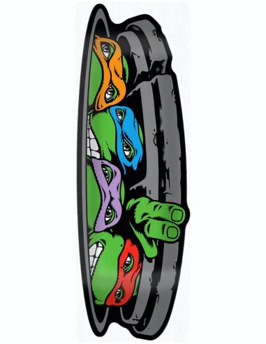 Santa Cruz x TMNT Turtle Funboard Skateboard Deck - 10.31" français