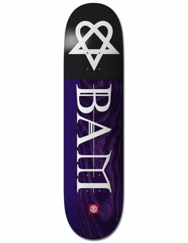 Element Bam Heartagram Bats Skateboard Deck - 8.25" l'achat 