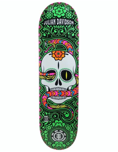 Element Julian Calavera Skateboard Deck - 8.25" pour bénéficier 