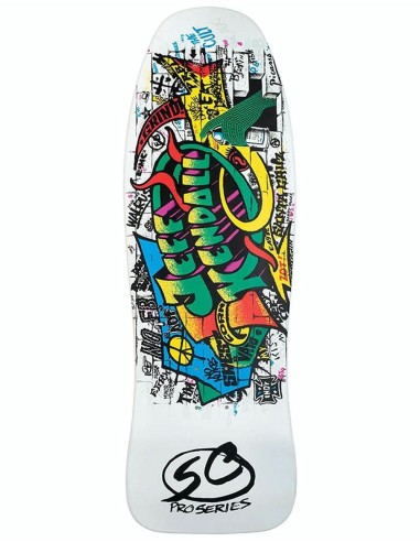 Santa Cruz Kendall Graffiti Reissue Skateboard Deck - 9.69" Le MVP de beaucoup